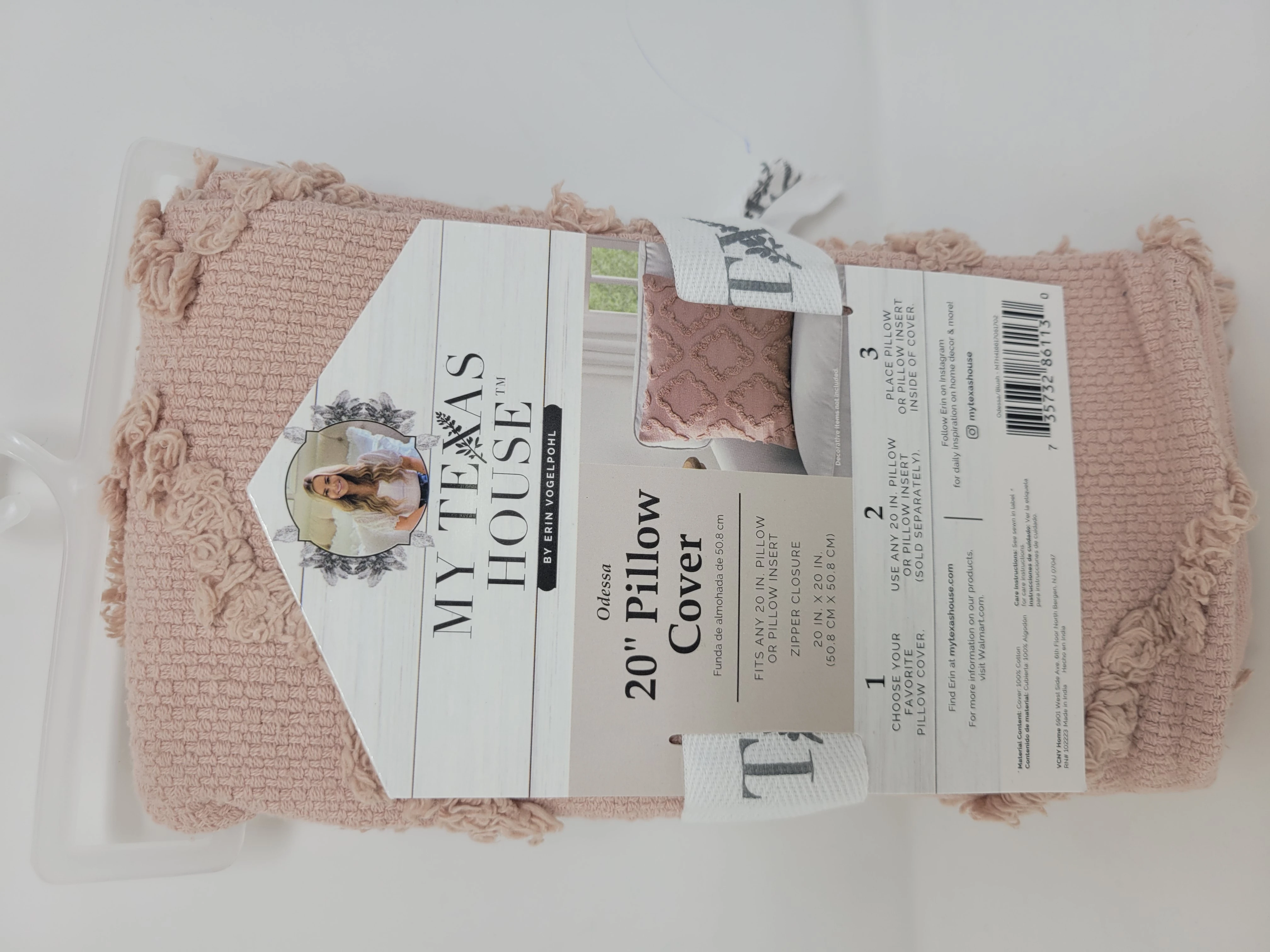 ODESSA TUFTED PILLOW COVER 20X20