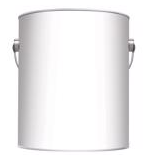 Benjamin Moore Silver 1 gal Empty Paint Can