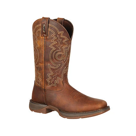 Men's Rebel Db4443 12-inch Western Boots, Size Medium (12), Brown