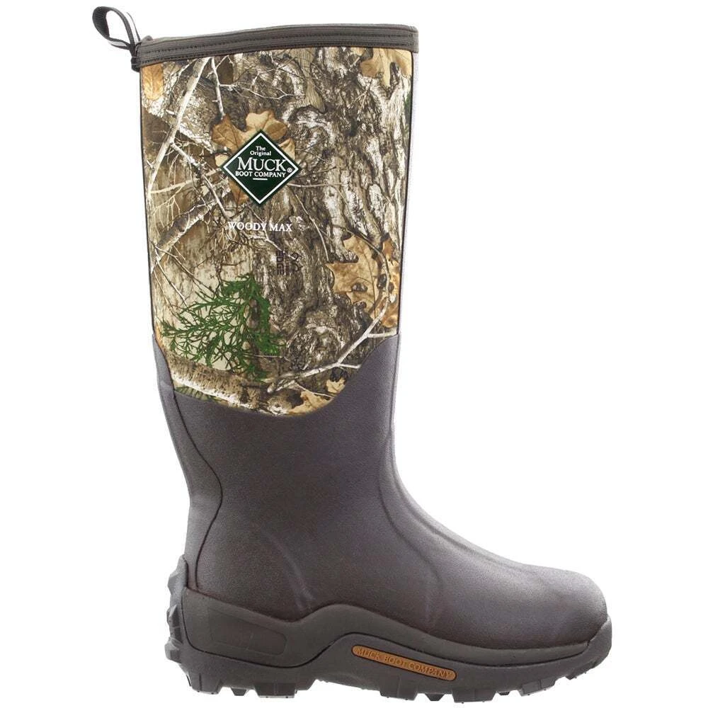 The Original Muck Boot 4997052 Men's Woody Max Boots, Bark & Mossy Oak - Size 12