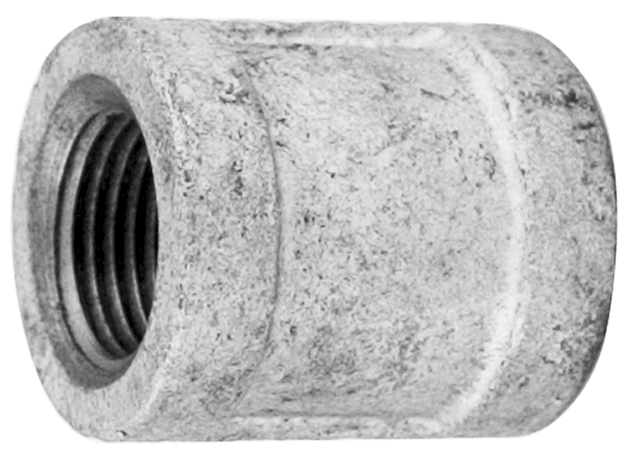 BK Products 1/2 in. FPT x 1/2 in. Dia. FPT Galvanized Malleable Iron Coupling