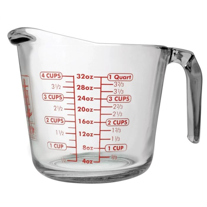 Anchor 32 cups Glass Clear Measuring Cup