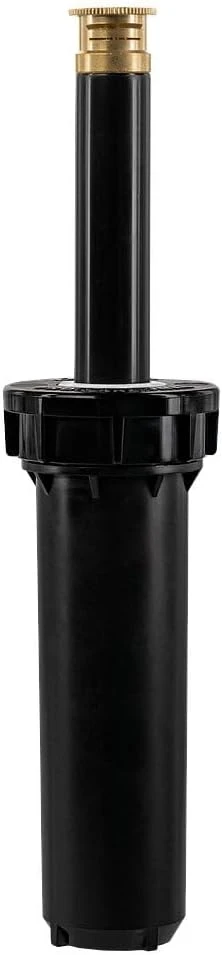Pro Series Sprinkler Head, Pressure Regulated, Quarter Pattern Twin Spray, Brass Nozzle, 4-In. Pop-Up