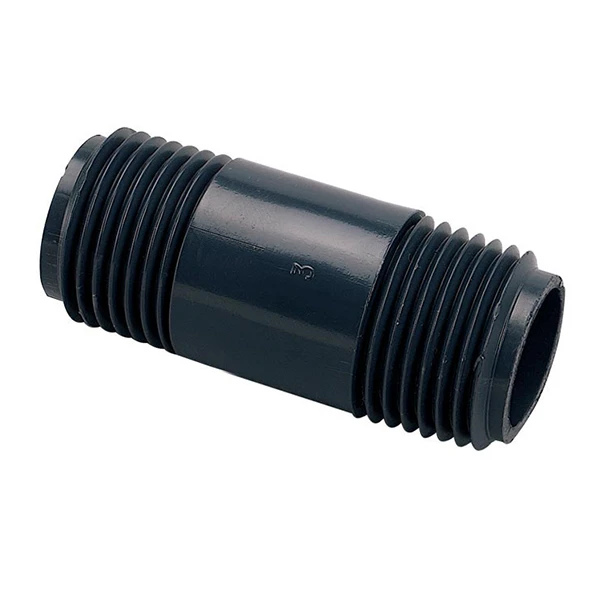 Underground Sprinkler PVC Riser, Molded Gray, 3/4 x 2-In.