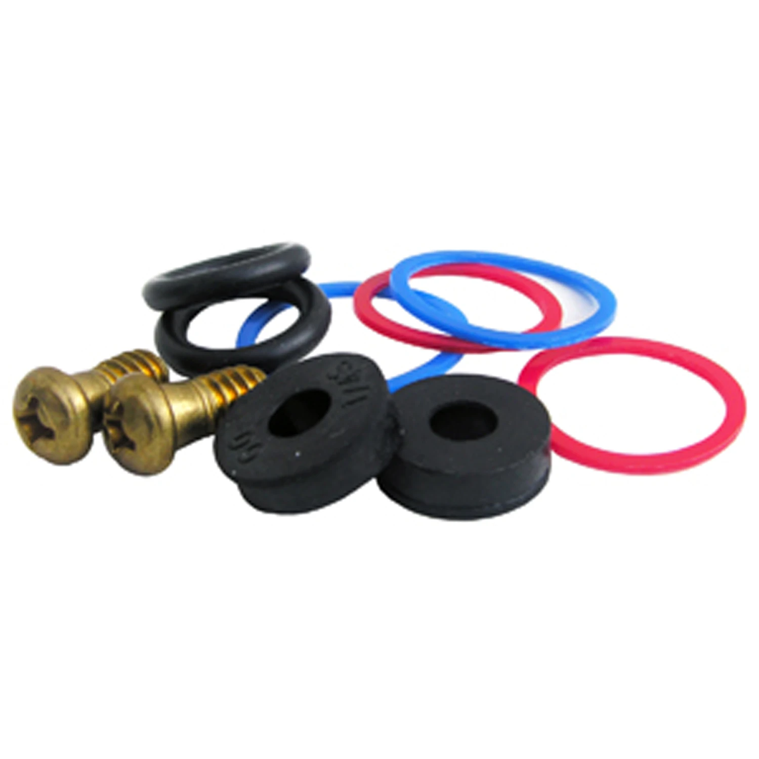 Lasco 10pc PP Stem Repair Kit Rubber, Nylon & Brass Faucet Repair Kit
