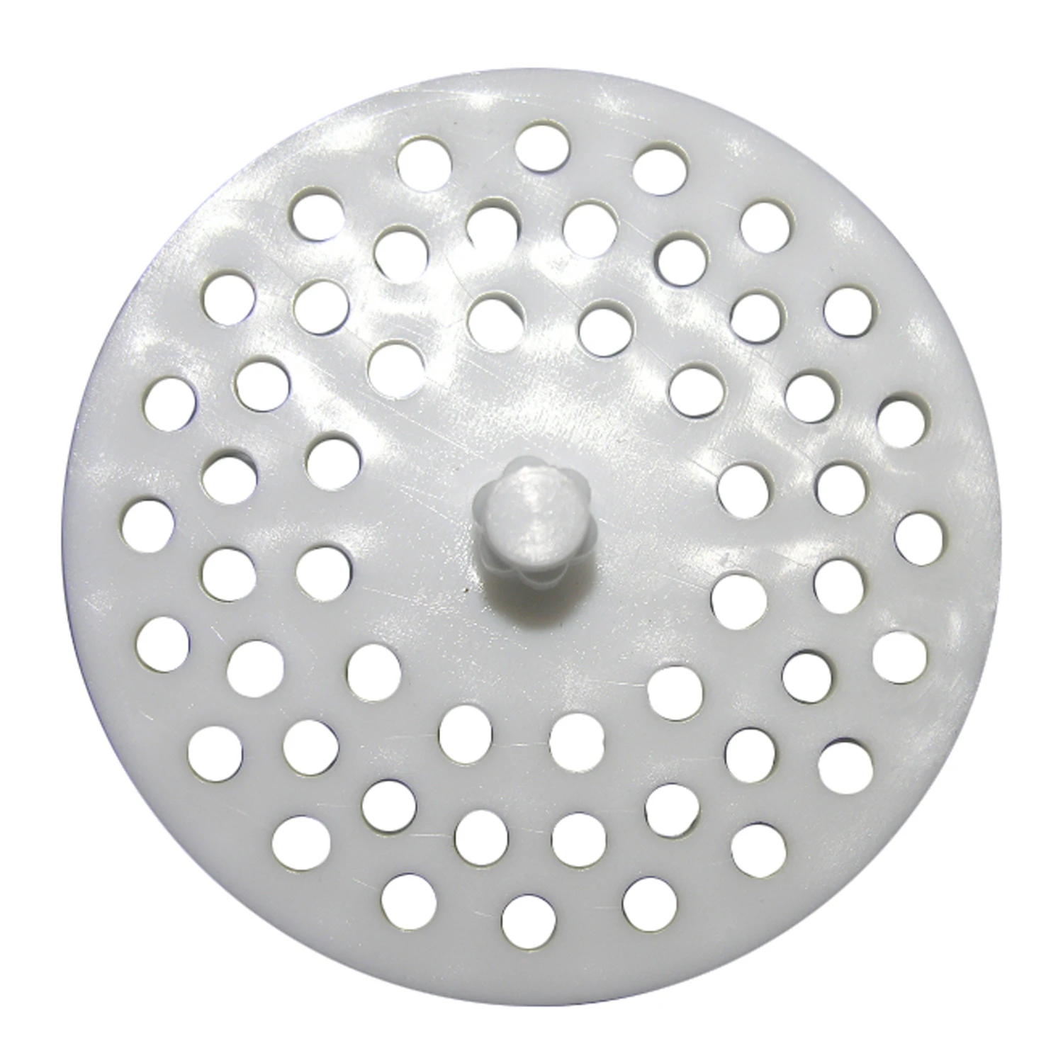 White Plastic Disposal Sink Strainer,Fits Most,Carded