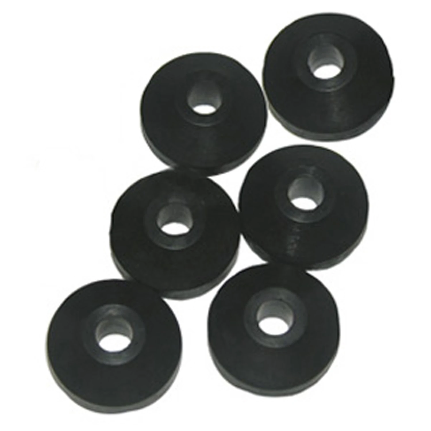 Rubber Faucet Beveled Bibb Washer, 9/16 In. Diam., 6-Pk.