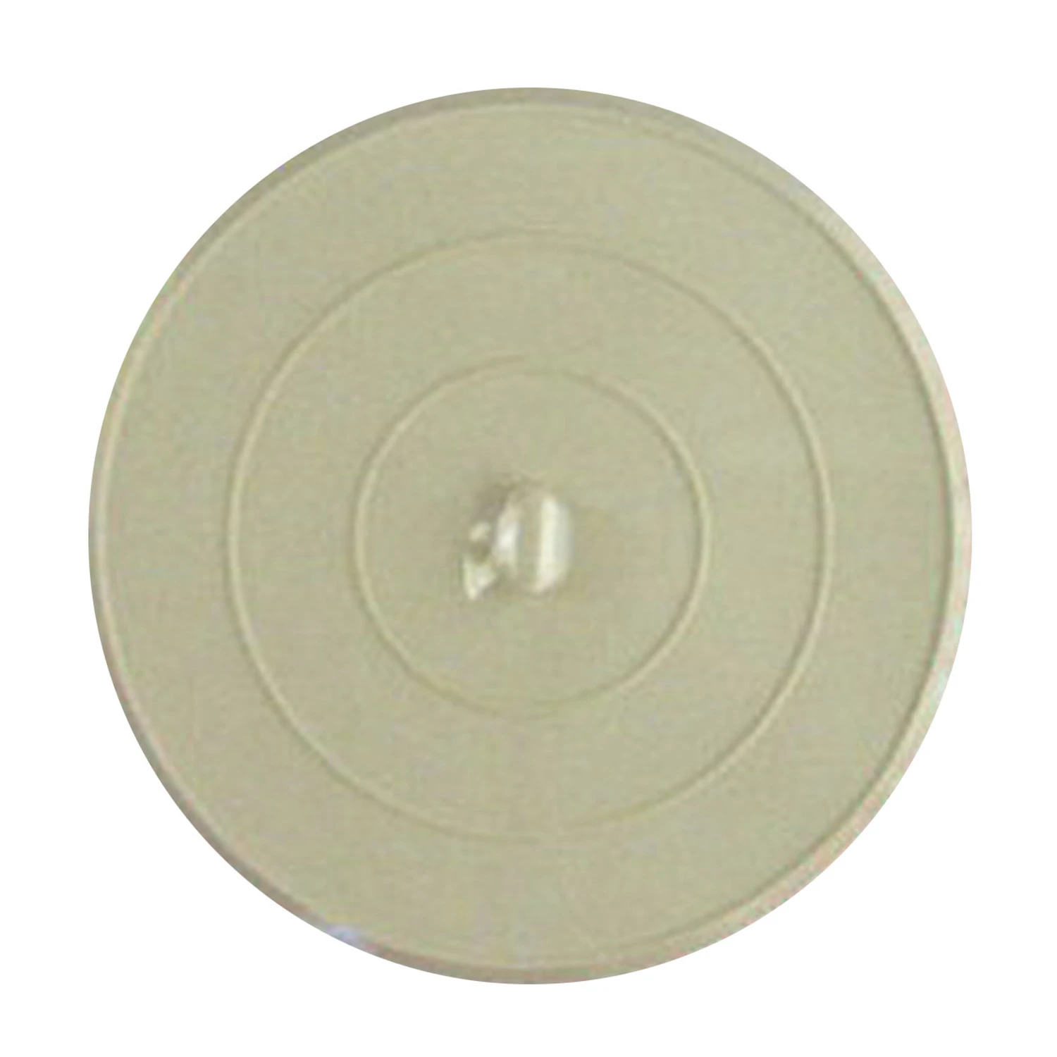 Flat Suction Type Stopper, White, Rubber, 4-3/4 In.