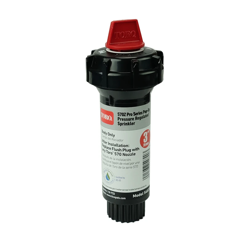 Series 570Z Sprinkler Head, Body Only, Pressure Regulated, 3-In. Pop-Up