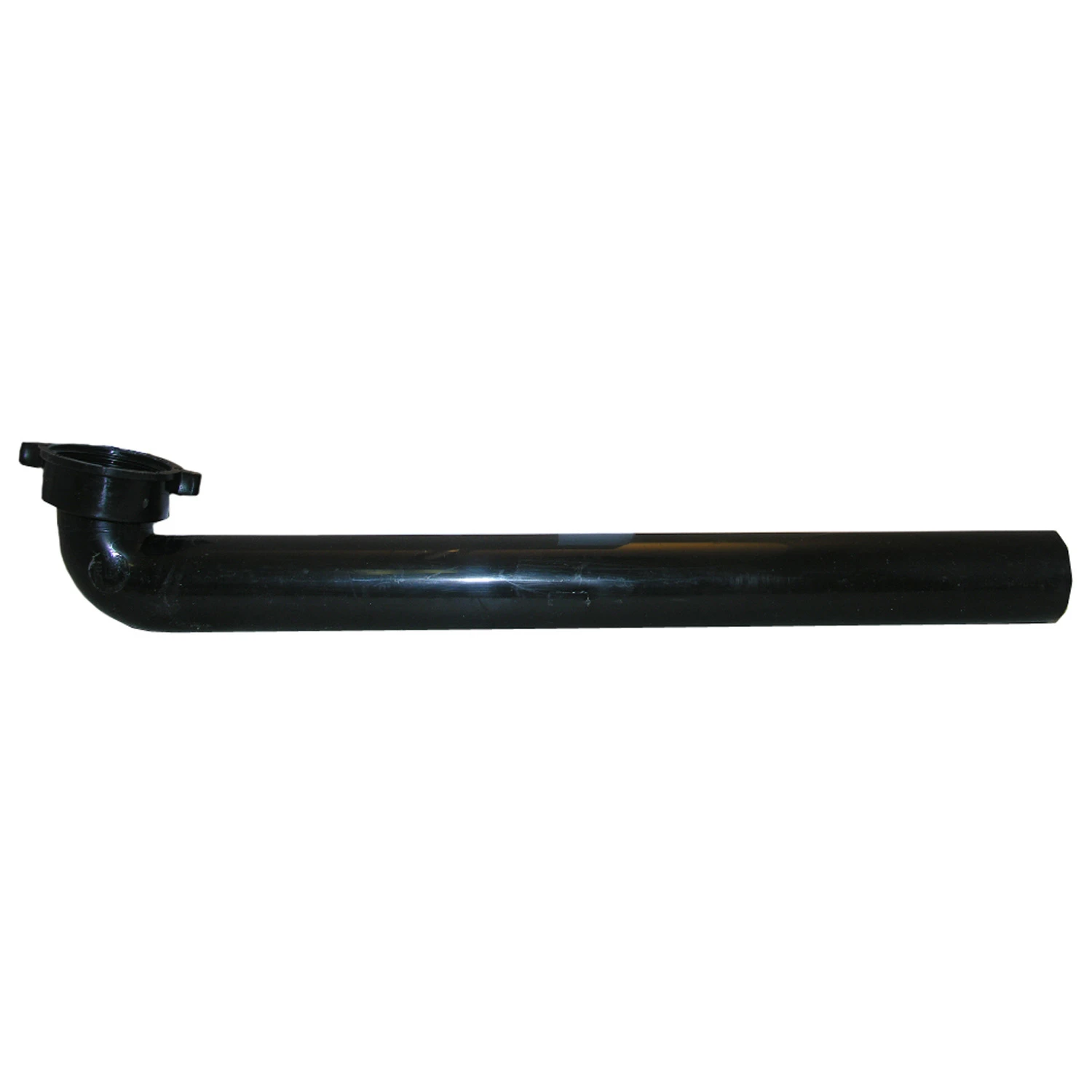 PVC Pipe Fitting, Flanged Ell, Black, 1-1/2 In. OD x 15 In.