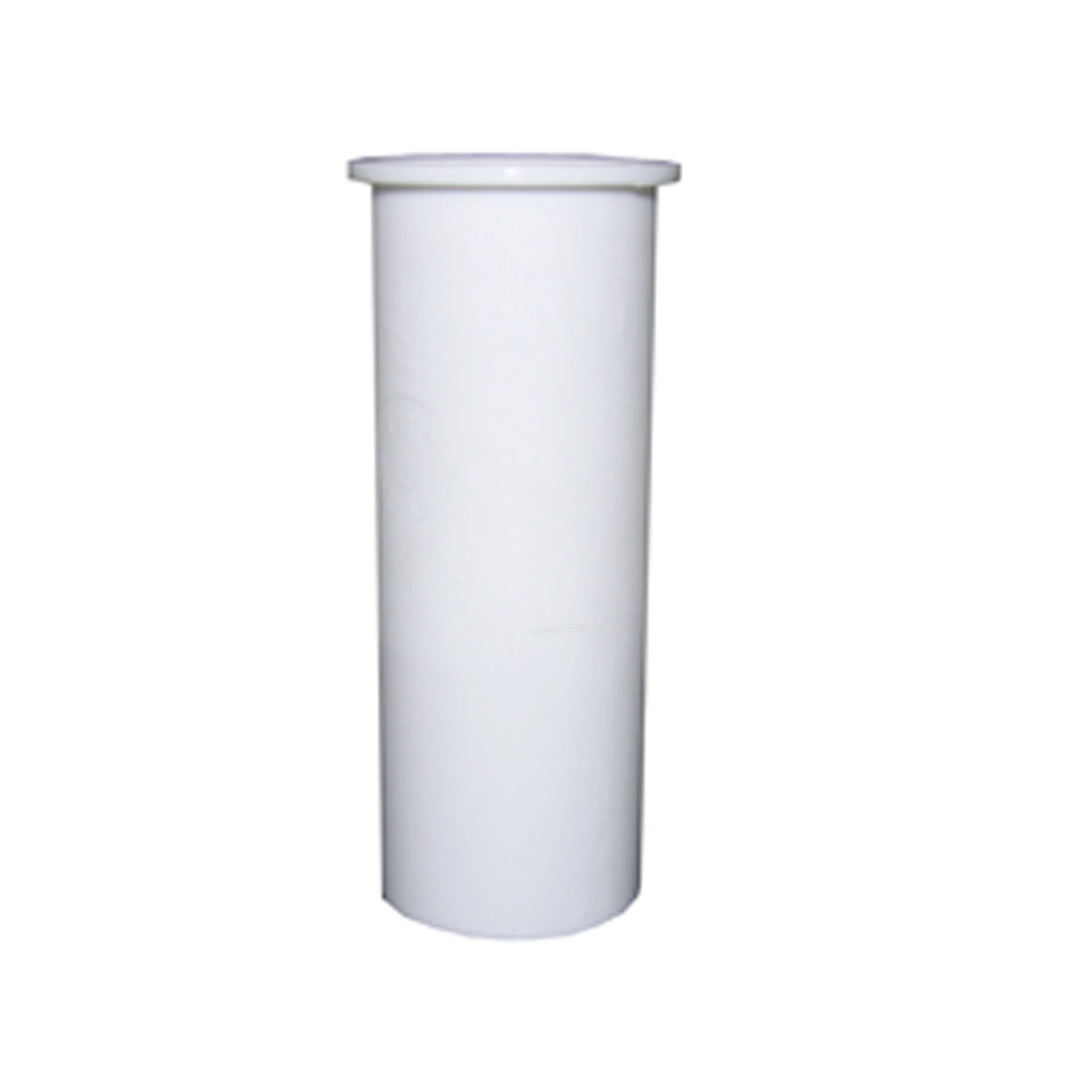 Flanged Kitchen Drain Tailpiece, Black PVC, 1.5 x 6 In.
