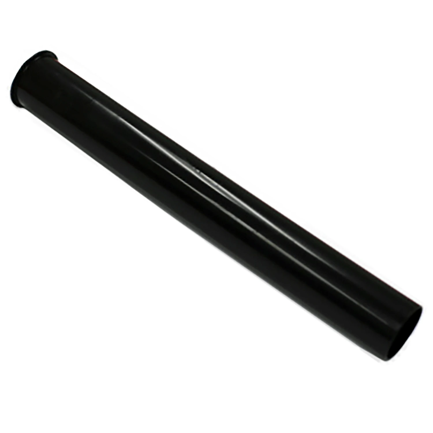 Flanged Sink Tailpiece, Black Plastic, 1-1/2 x 12 In.
