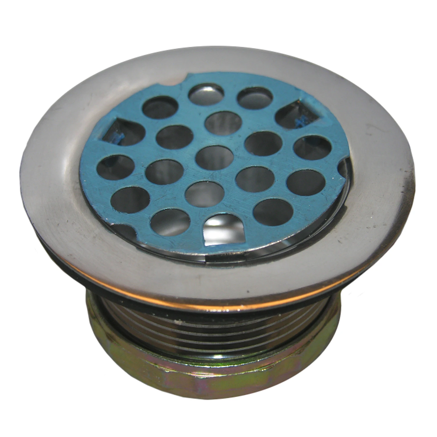 Sink Strainer, Chrome, 2 In. Drain Opening x 1-1/2 In.