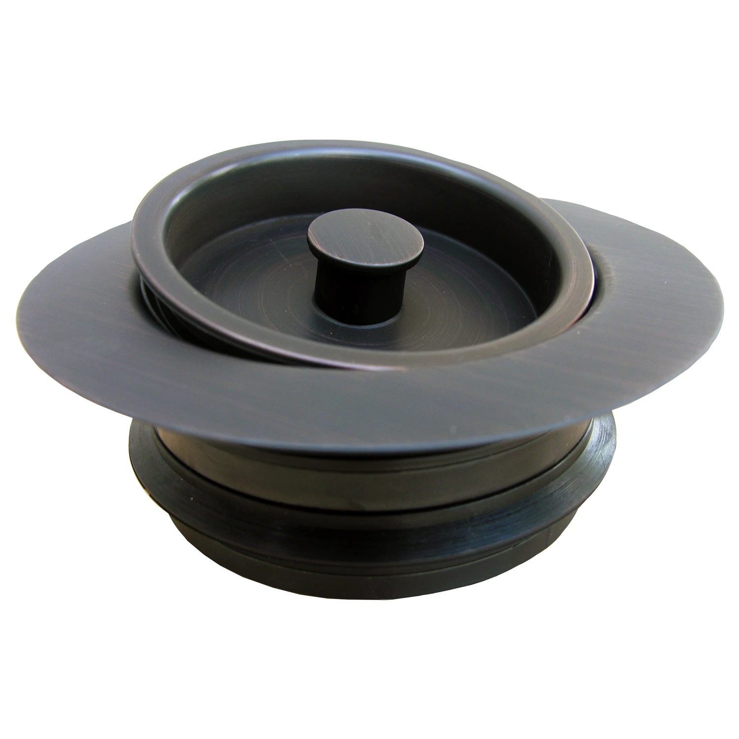 Lasco Oil Rubbed Bronze PVC Disposer Flange and Stopper