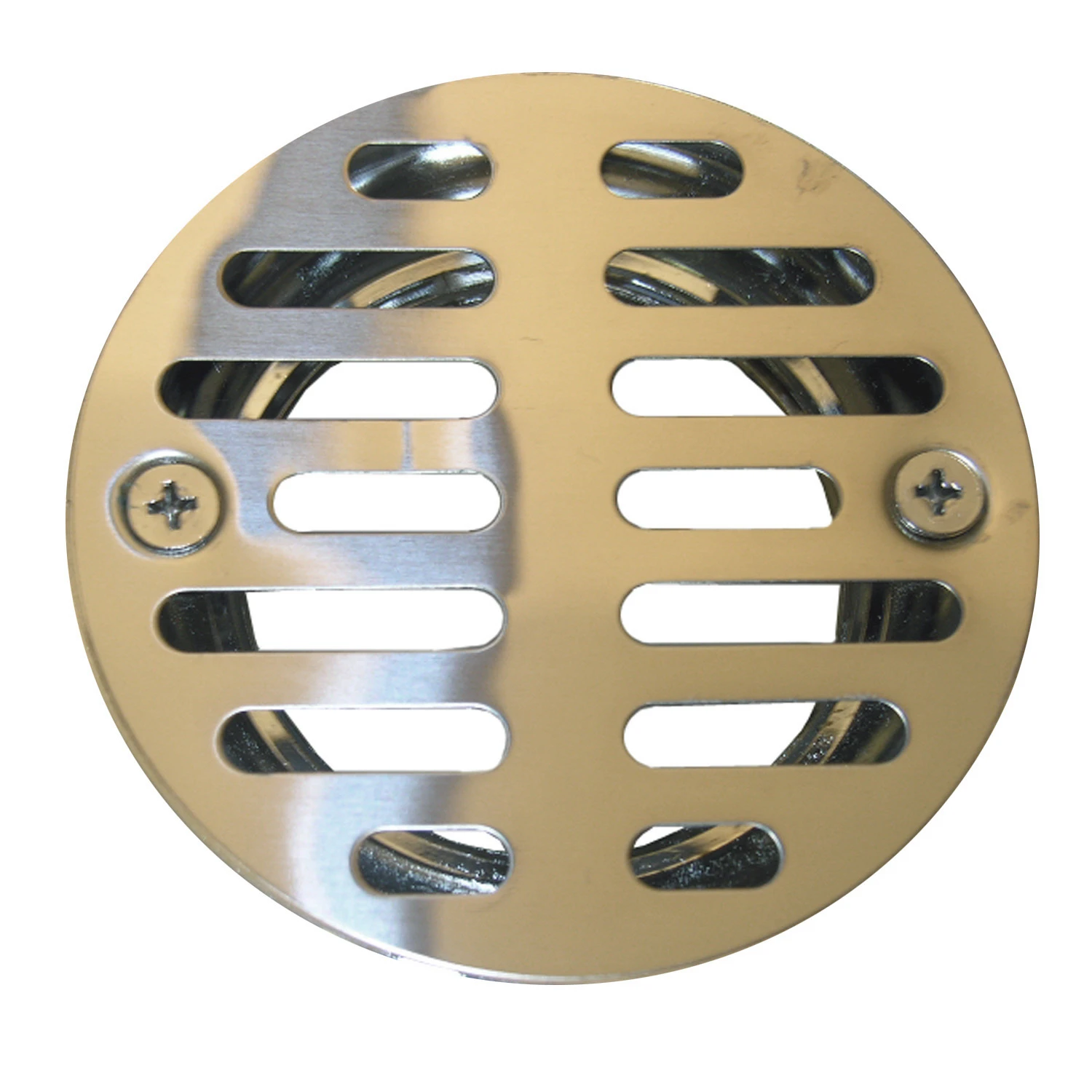 Shower Drain, 3-1/2 In. Stainless Steel With 1-1/2 In. Female Iron Pipe Thread