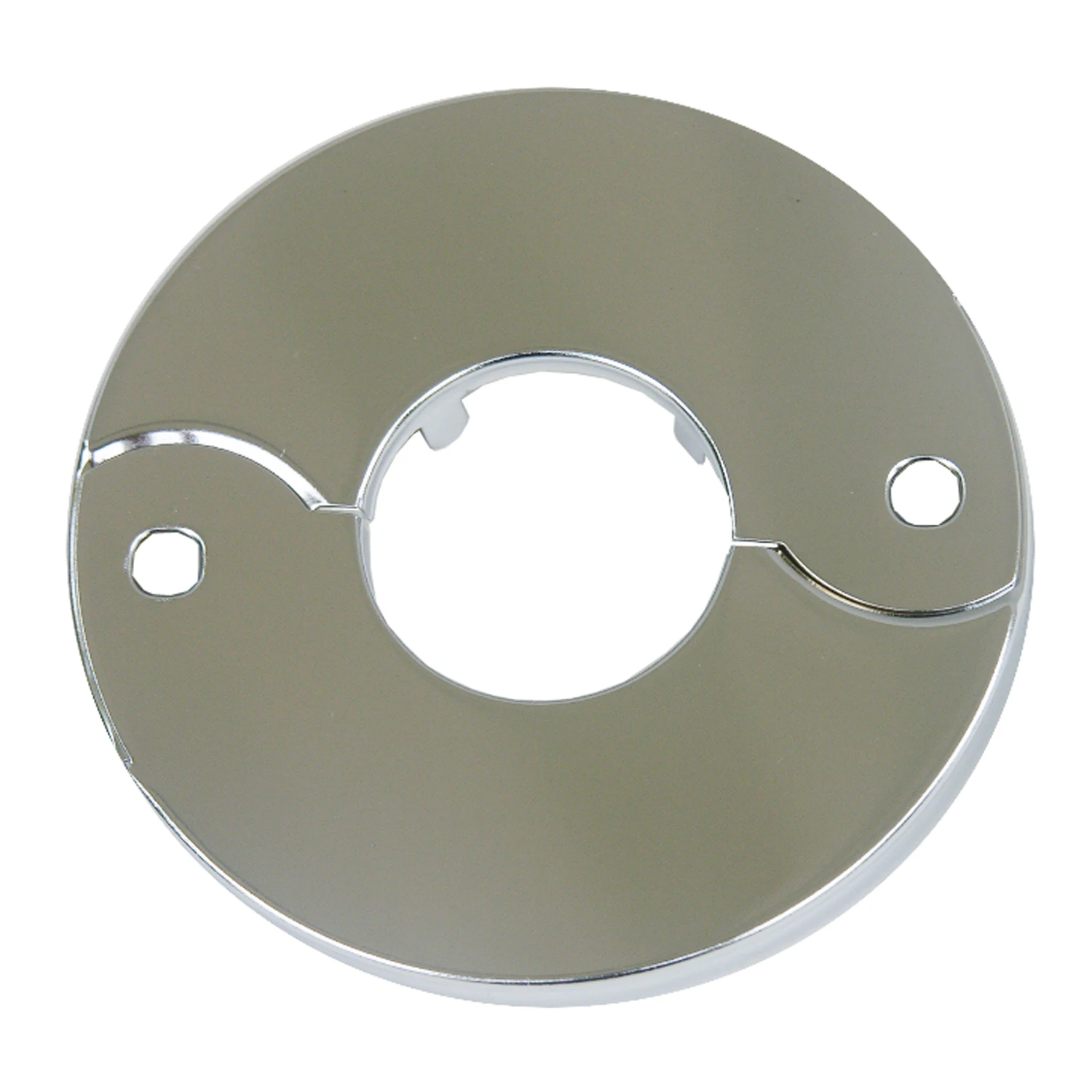 Floor & Ceiling Split Flange, Chrome-Plated Brass, 3/4 In. IP