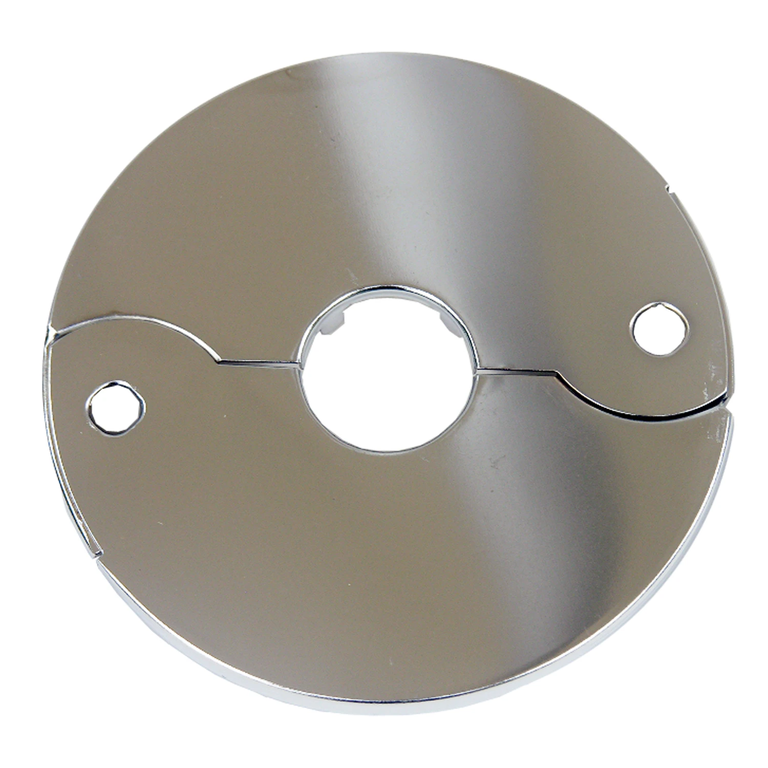 Floor & Ceiling Split Flange, Chrome-Plated Brass, 3/8 In. IP or 1/2 In. Copper
