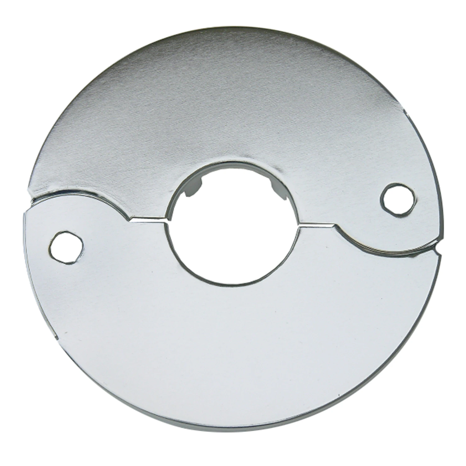 Floor/Ceiling Split Flange, 1/2 In. Iron Pipe Or 3/4 In. Copper, Chrome Plated Brass
