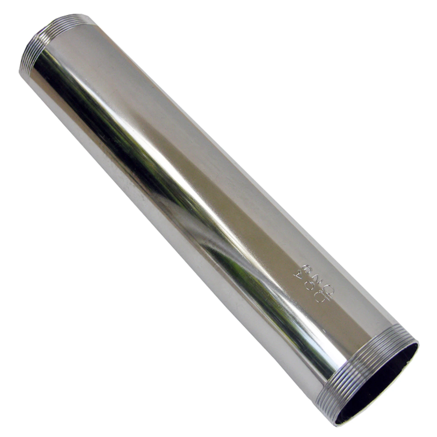 Threaded Lavatory Drain Tailpiece, Chrome-Plated Brass, 1-1/4 In. O.D. x 6 In.