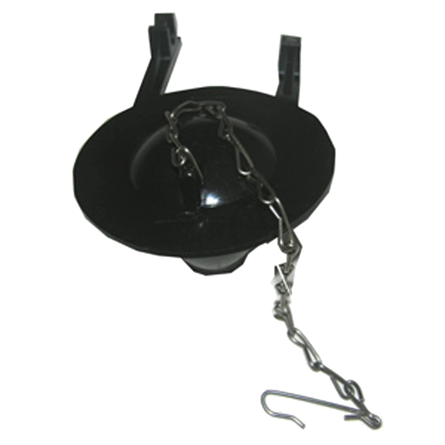 Toilet Flapper With Chain, Twin-Post Style