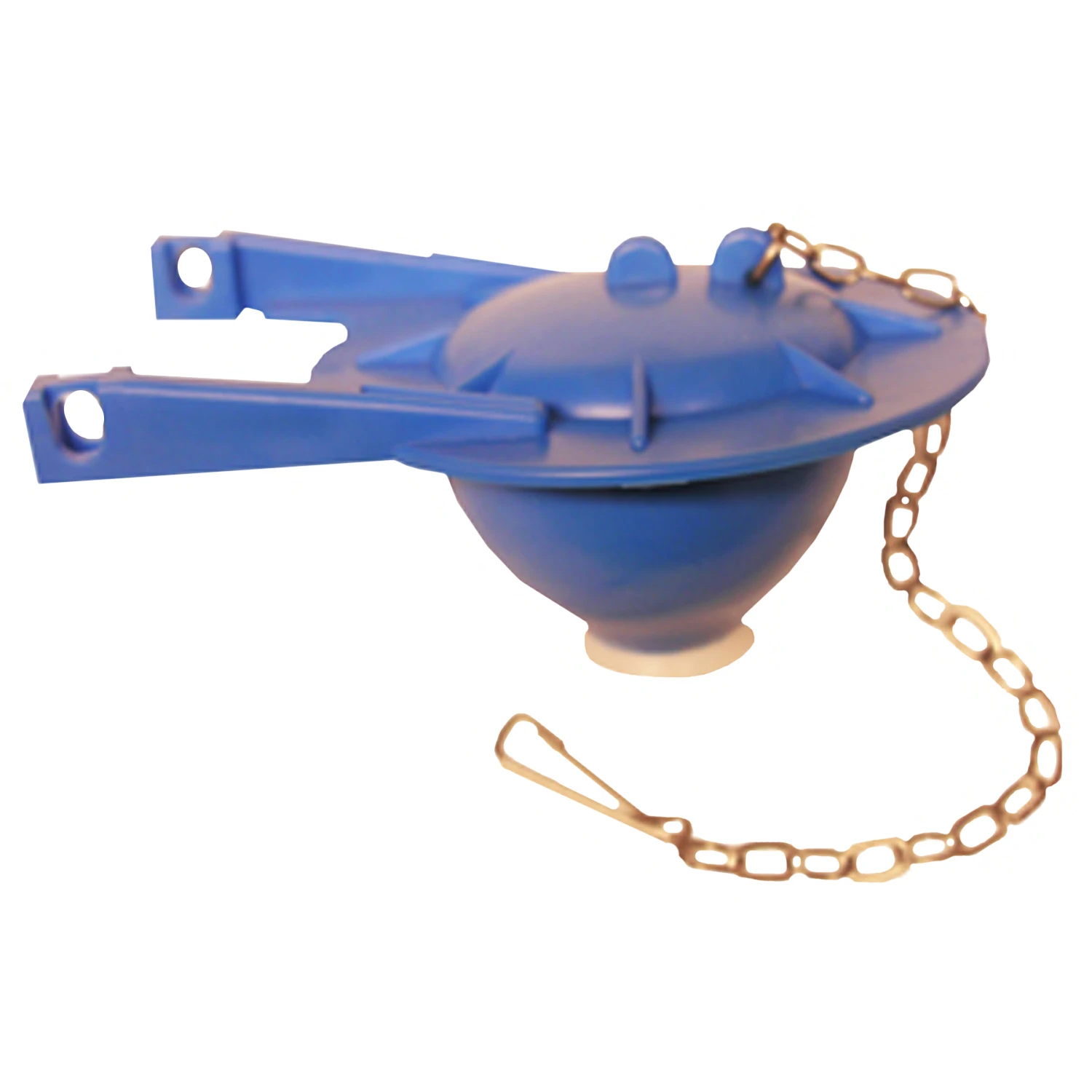 Toto-Style Toilet Flapper, Blue, 3 In.