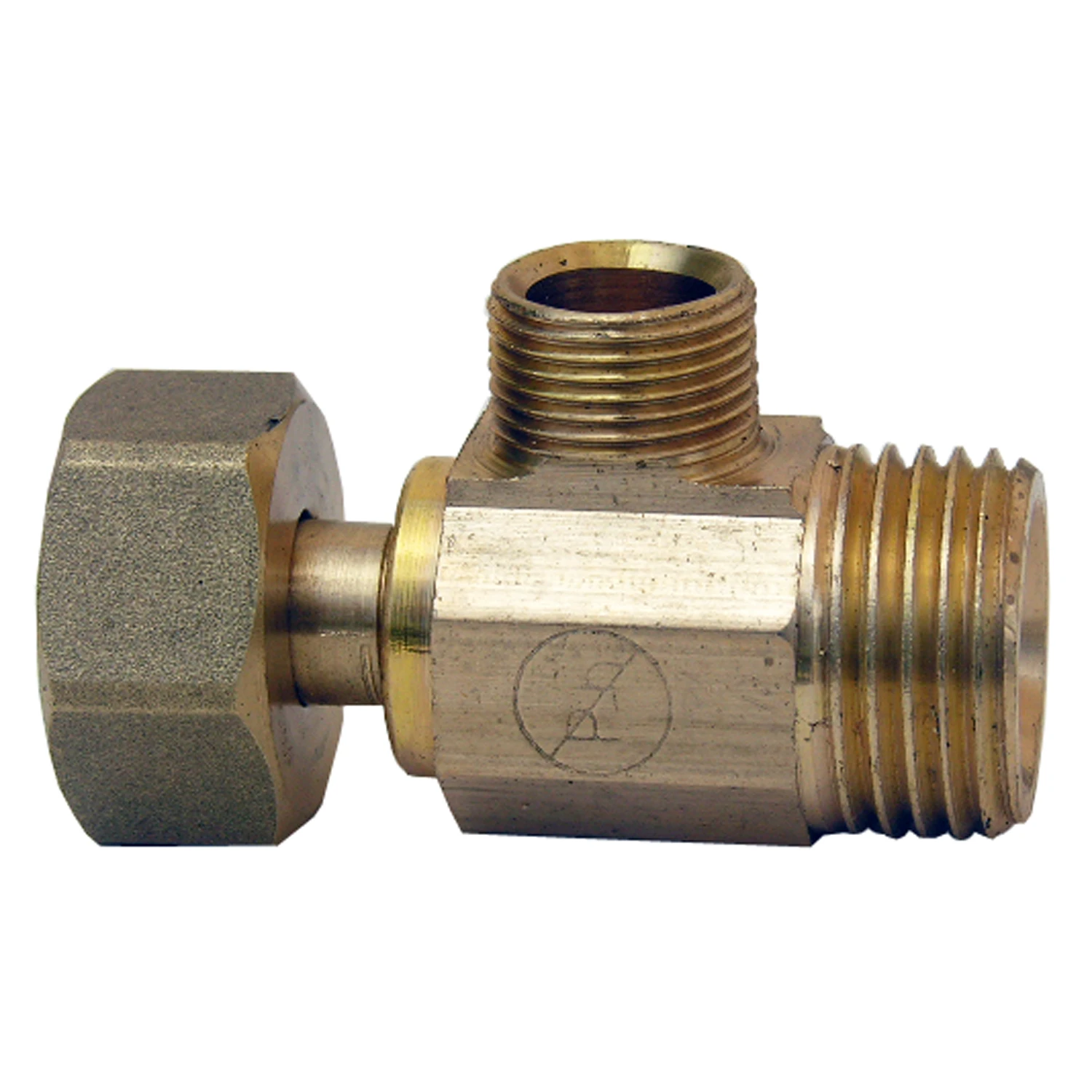 LASCO 06-9119 Angle Stop Add-A-Tee Valve, 1/2-Inch Slip Joint Inlet X 1/2-Inch Slip Joint Outlet X 3/8-Inch Compression Outlet, Brass