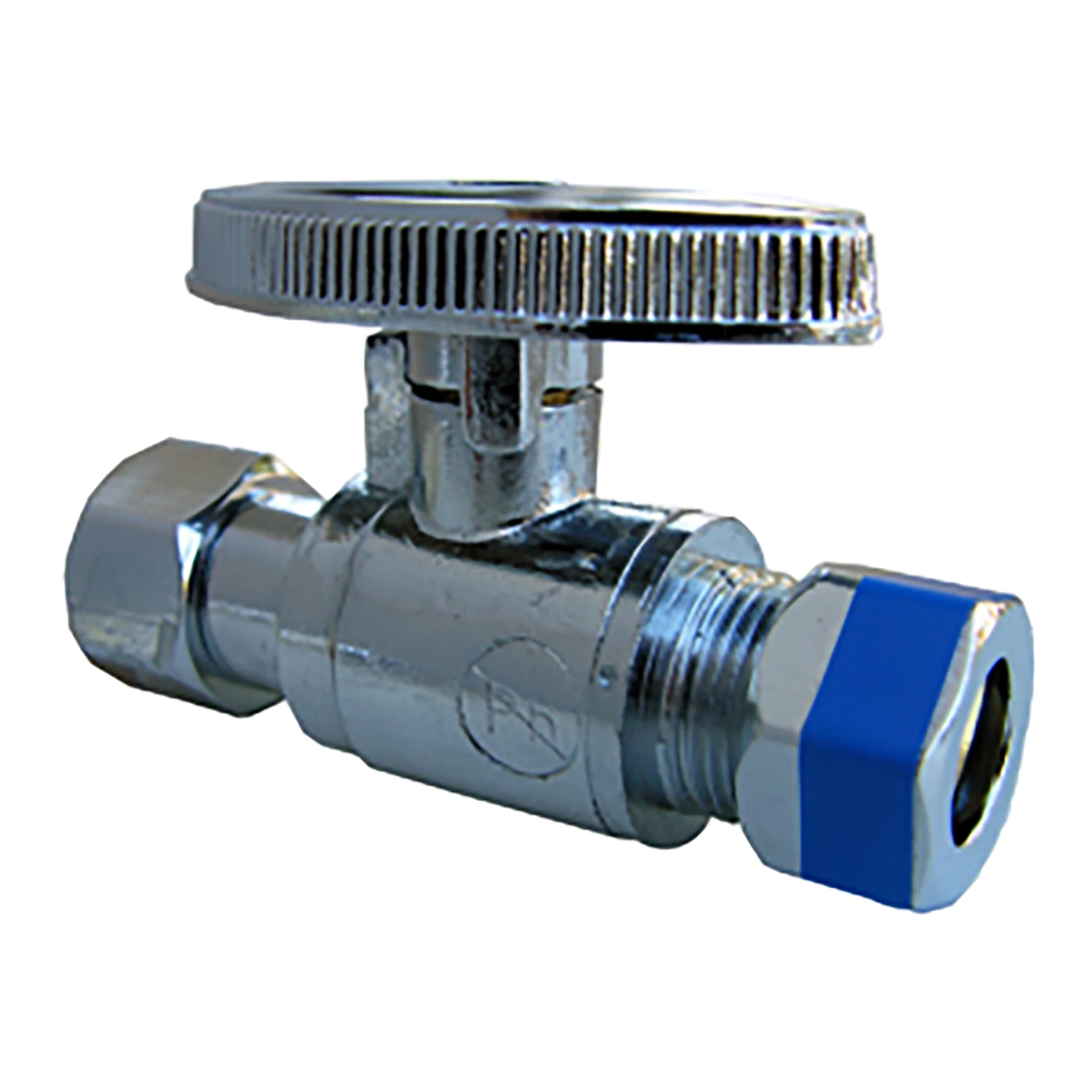 LASCO 06 9197 Straight Add Valve for 3 8 Inch OD Female Compression x 3 8 Inch O