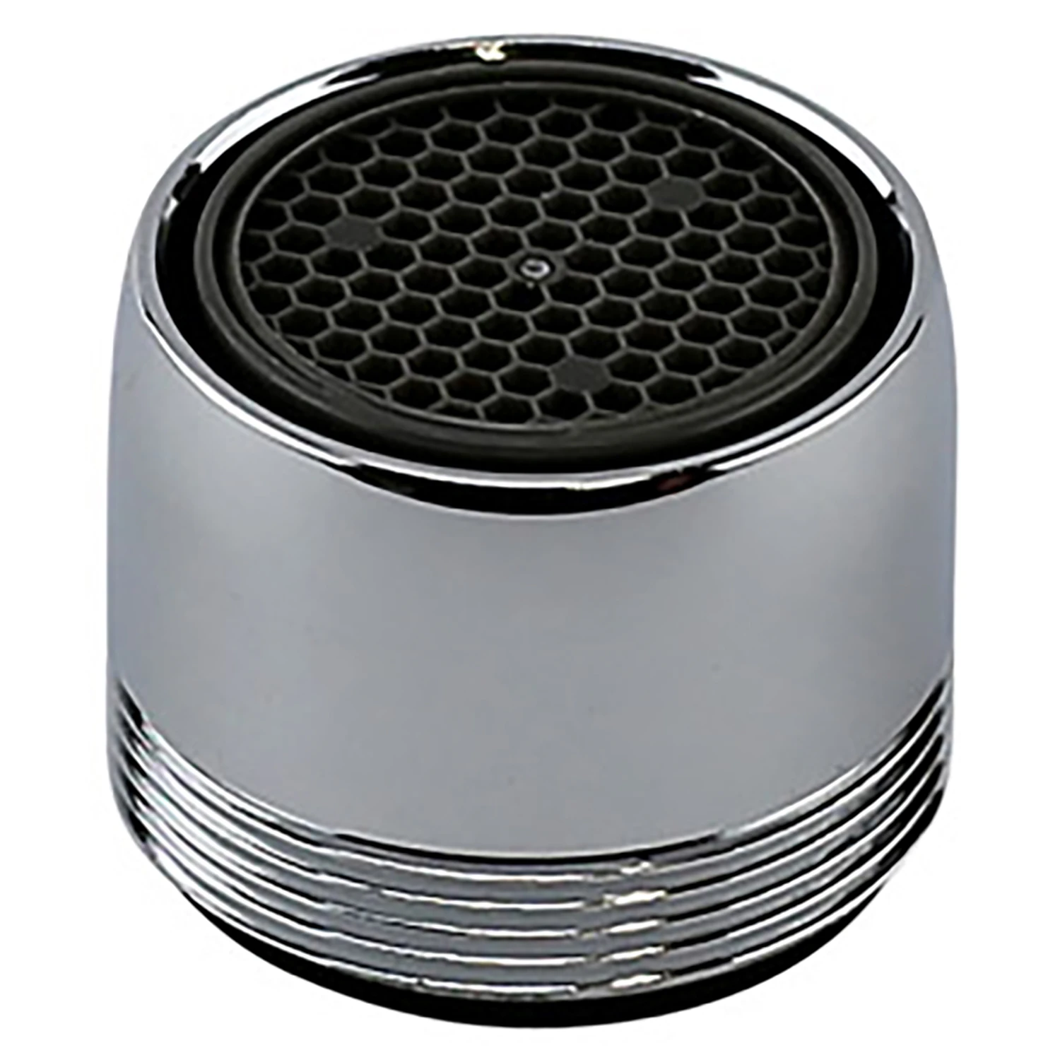 Chrome Aerator, Dual Thread, 1.8 GPM, 55/64 x 27 Female x 15/16-In. Male