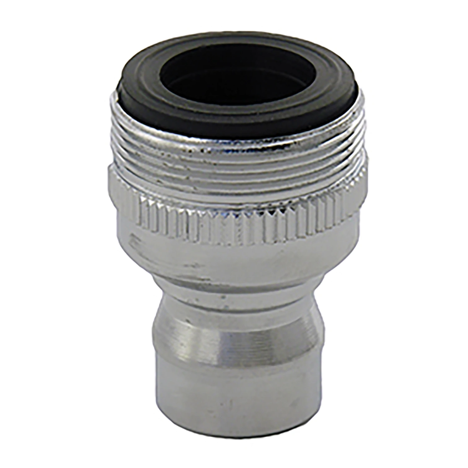 Dual Thread Snap Nipple with Aerator, Chrome, 15/16 MPT x 55/64 In. FPT x 27 Thread