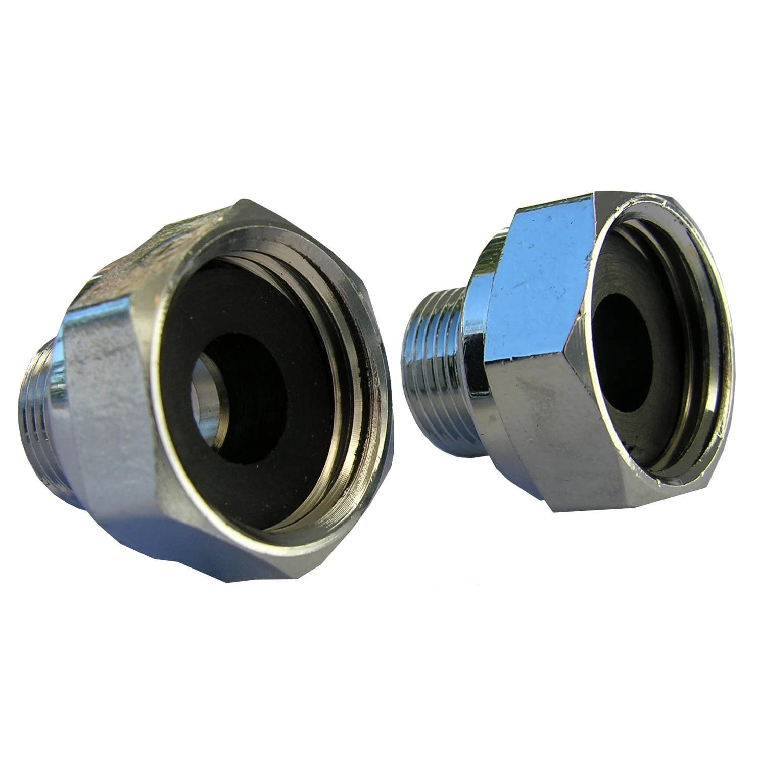 Brass Faucet Adapter, 1/2 Female x 3/8-In. Male, 2-Pk.