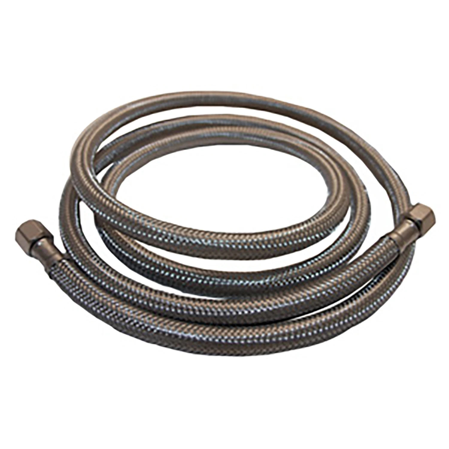 Ice Maker Stainless Steel Water Line - 20' Length - 1/4 Connection