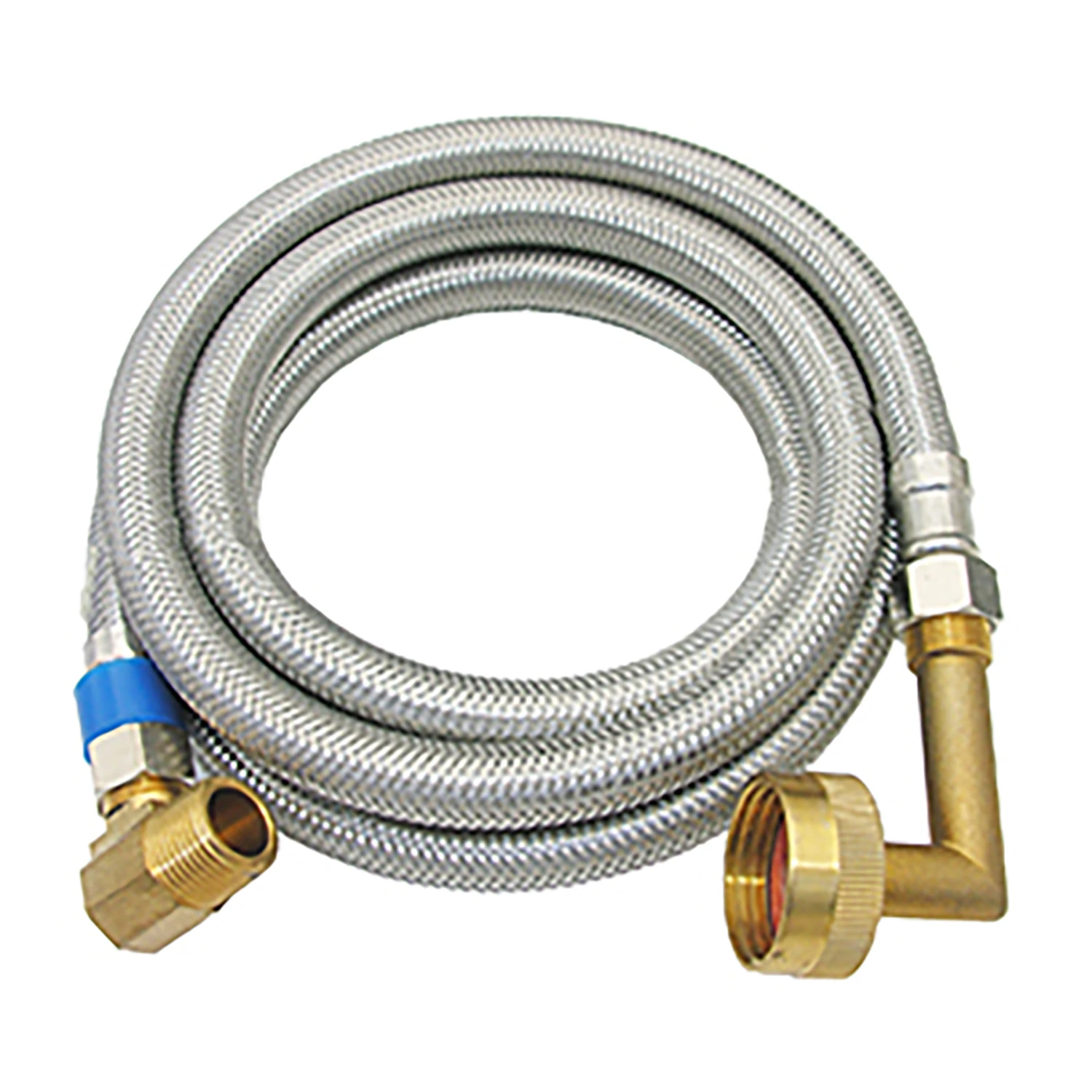 Lasco 3/8 In. x 3/8 In. x 72 In. L Stainless Steel Dishwasher Connector