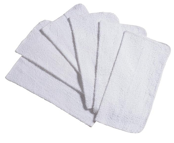 Ritz Soap&Water White Cotton Solid Dish Cloth 6 pk