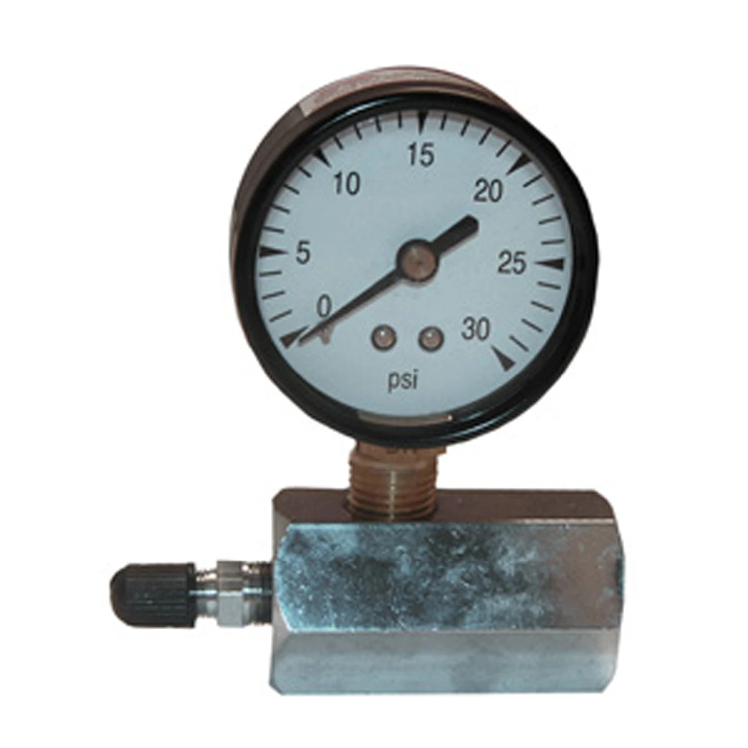 Gas Test Gauge, 0 To 30 PSI, 3/4-In. IPT