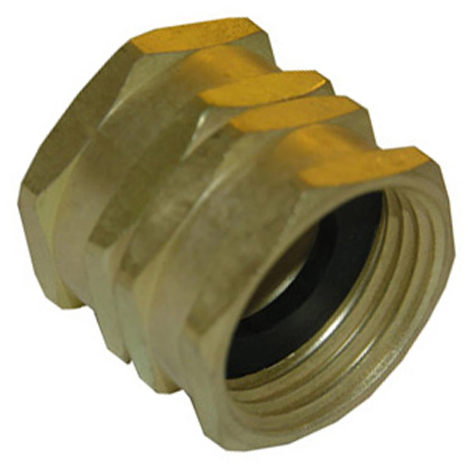 Garden Hose Brass Adapter, 3/4 MGH x 3/4 In. MPT