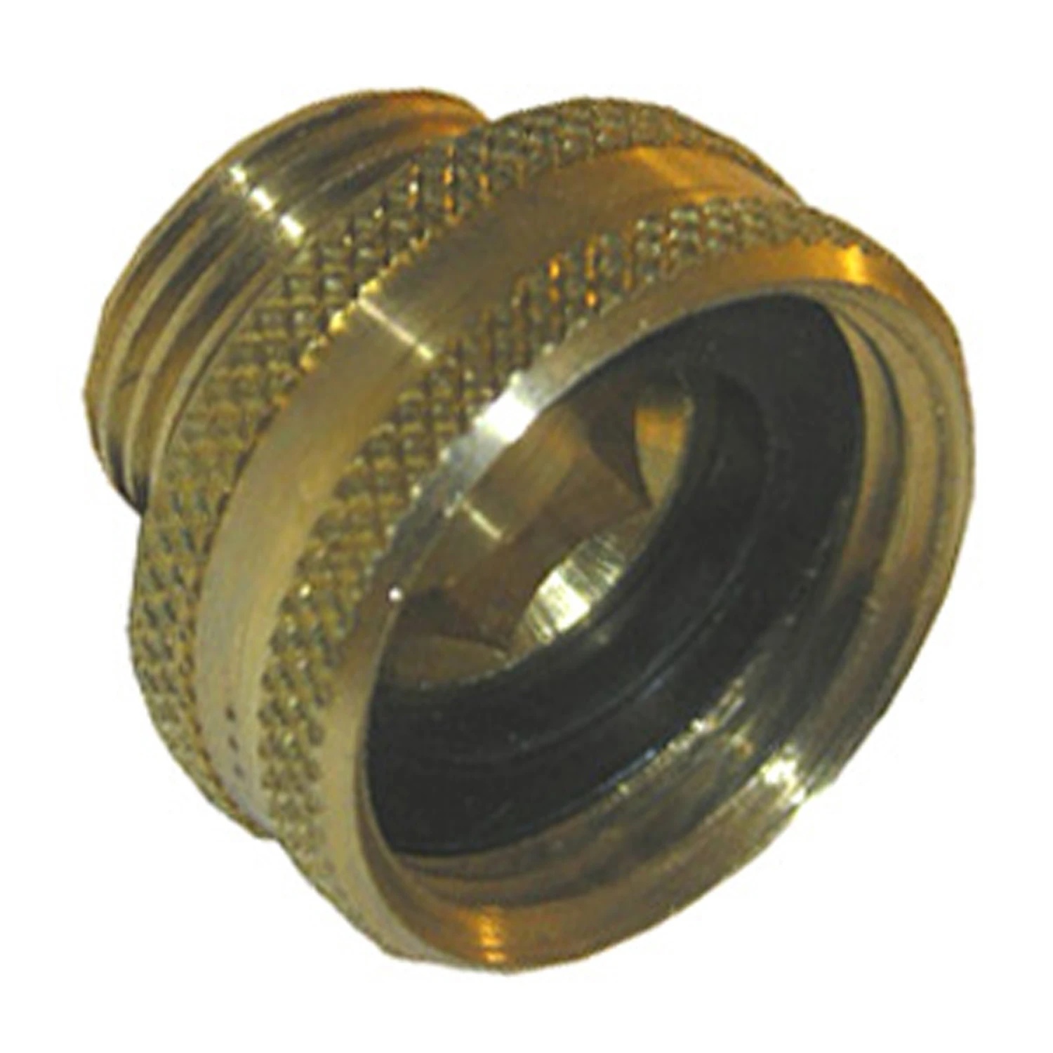Garden Hose Brass Adapter, 3/4 FGH x 1/2 In. MPT
