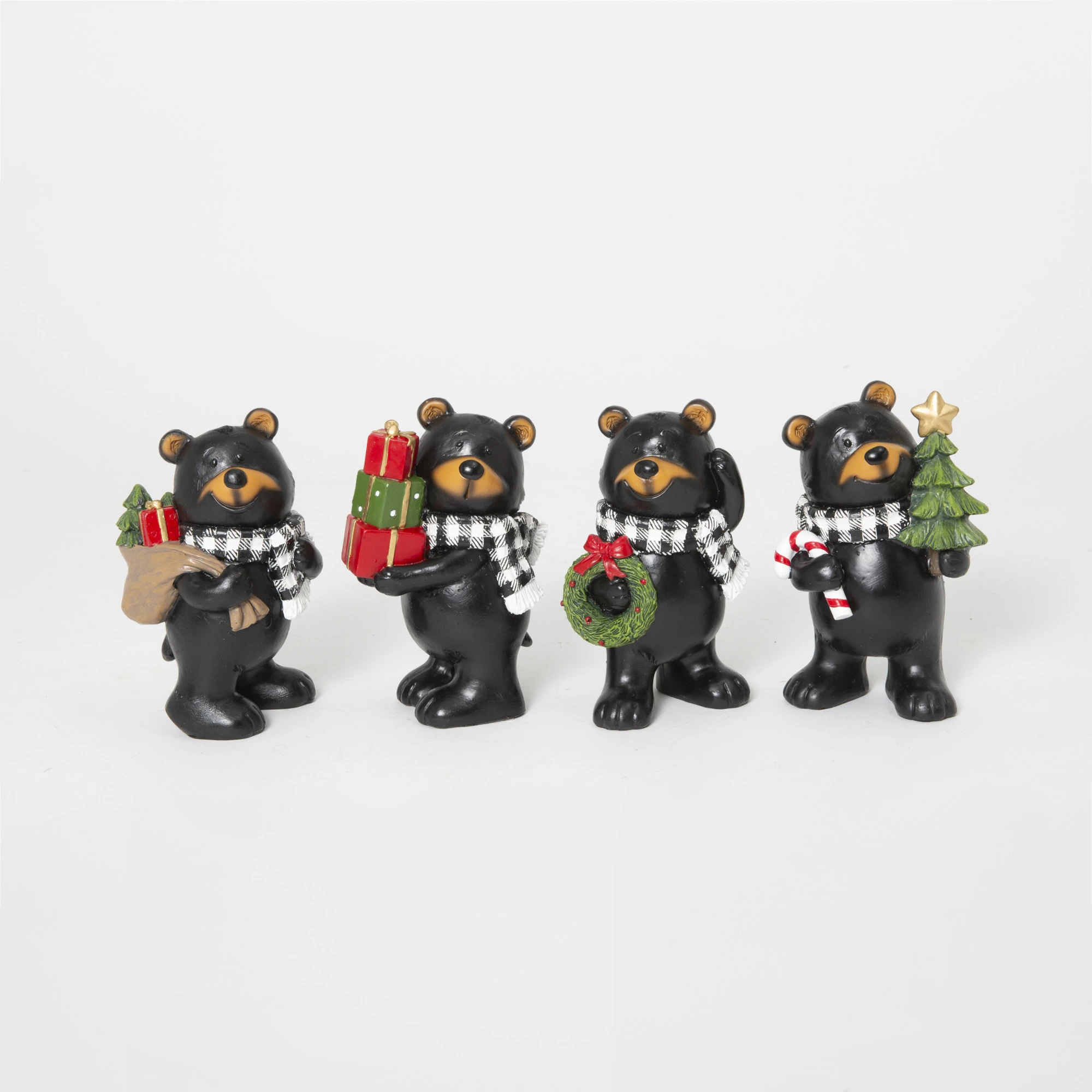 RESIN HOLIDAY BEAR