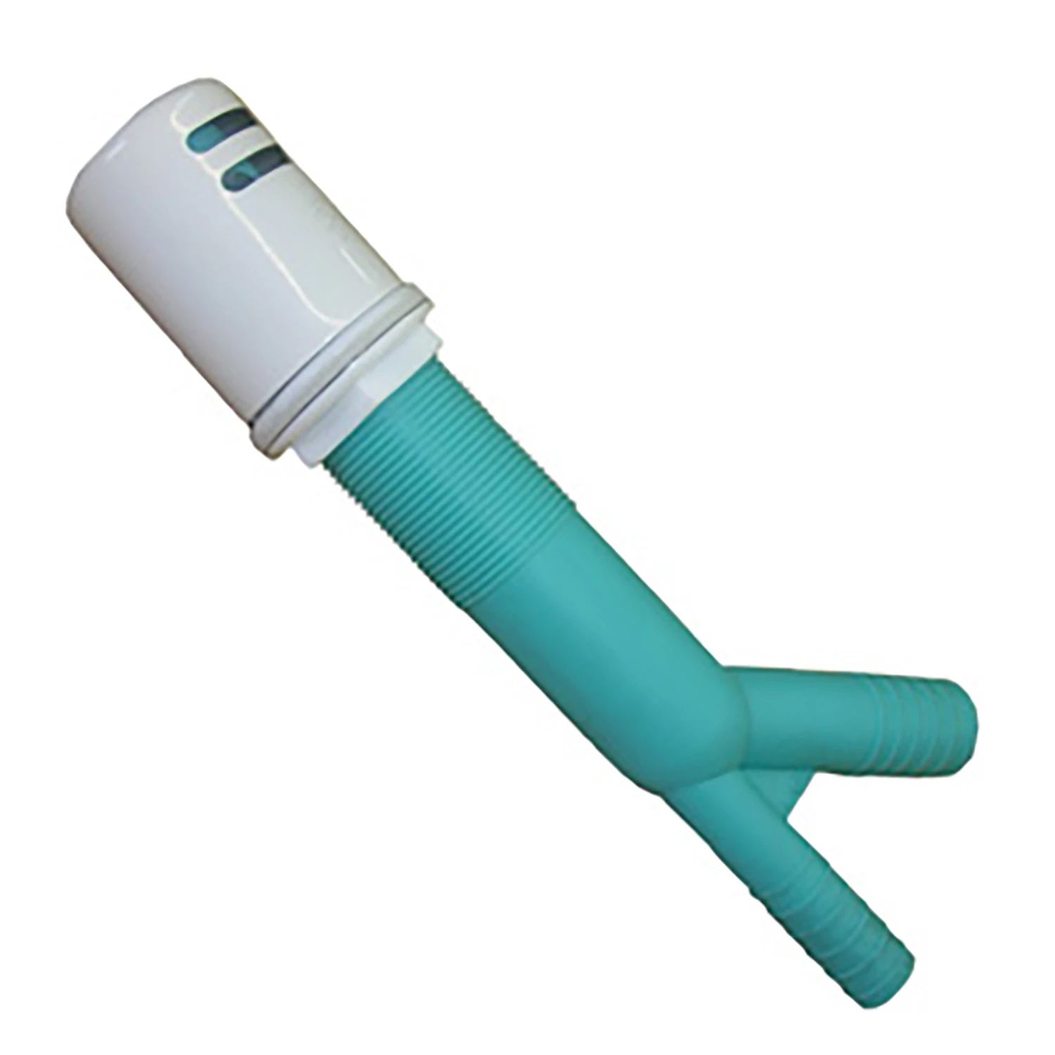 LASCO-Simpatico 30201W Dishwasher with Air Gap Complete Plastic Body, White Finish Brass Cap