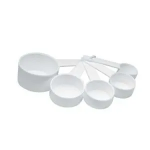 3044W 5 Piece Plastic Measuring Cup Set