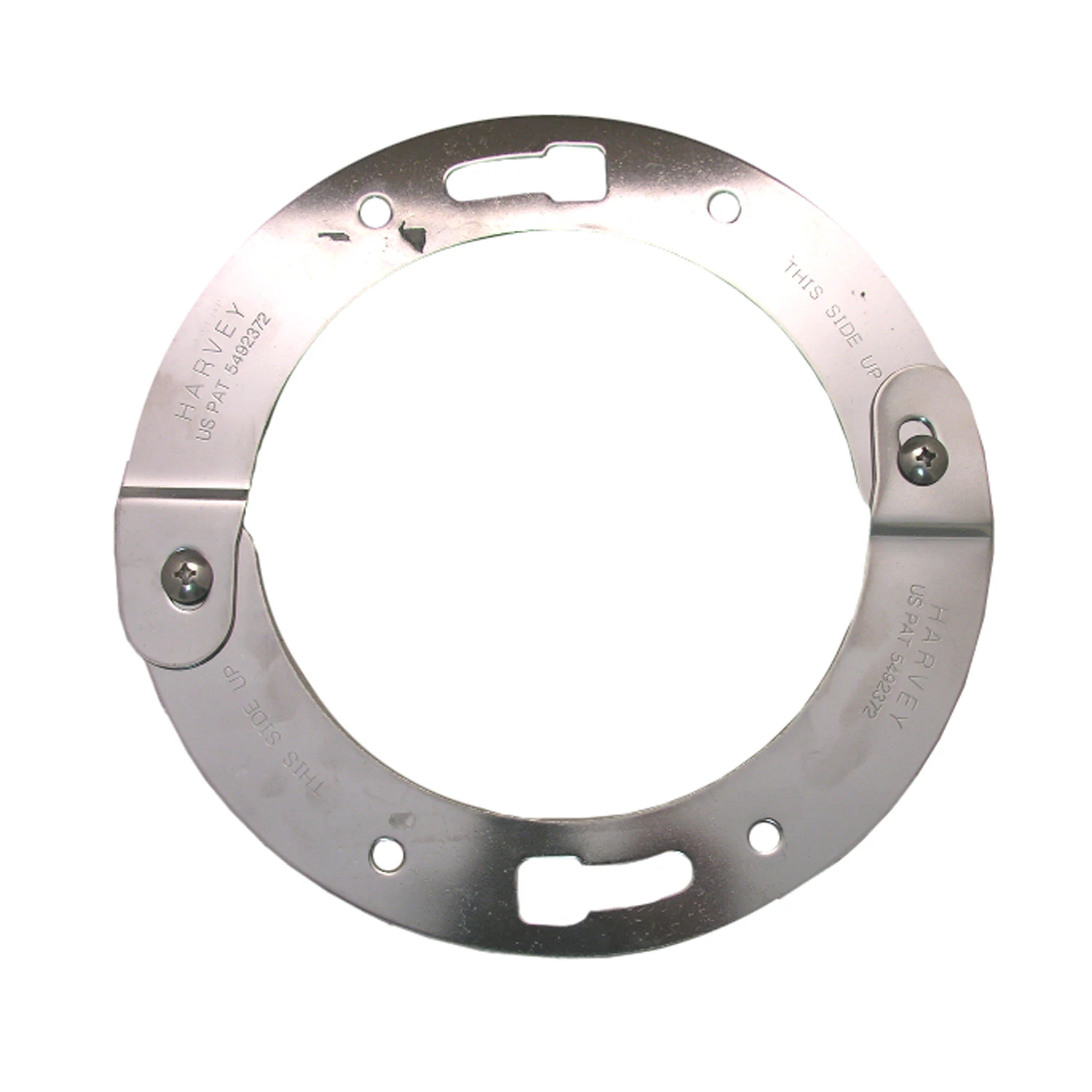 Harvey's 014710 Toilet Flange Repair Stainless Steel Split Ring to Replace/Repair Broken Closet Rings