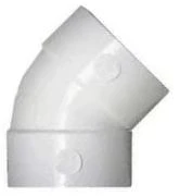 NDS Schedule 35 3 in. Hub each X 3 in. D Hub PVC Elbow 1 pk
