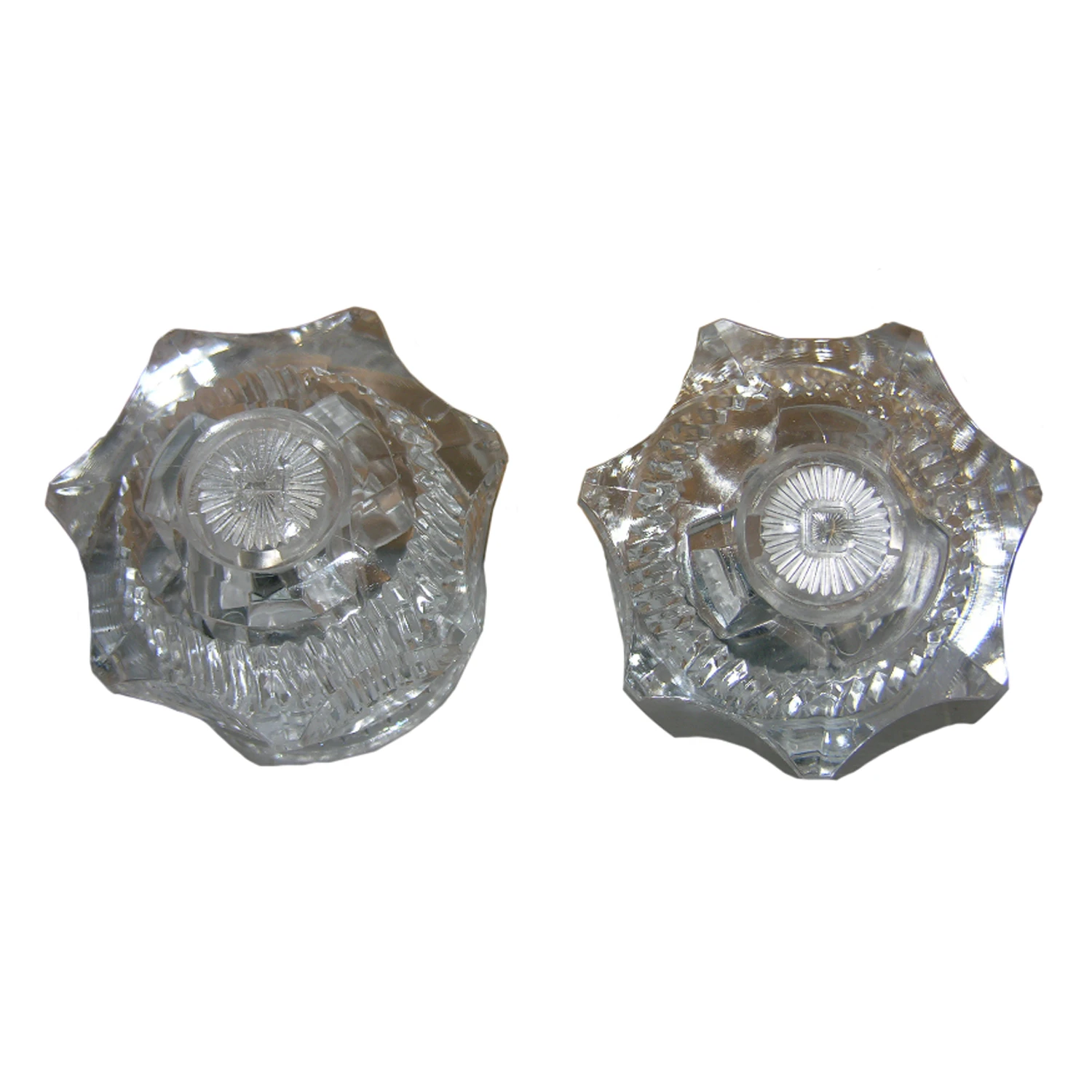 Fit-All Hot & Cold Faucet Handle, Clear, Pr.