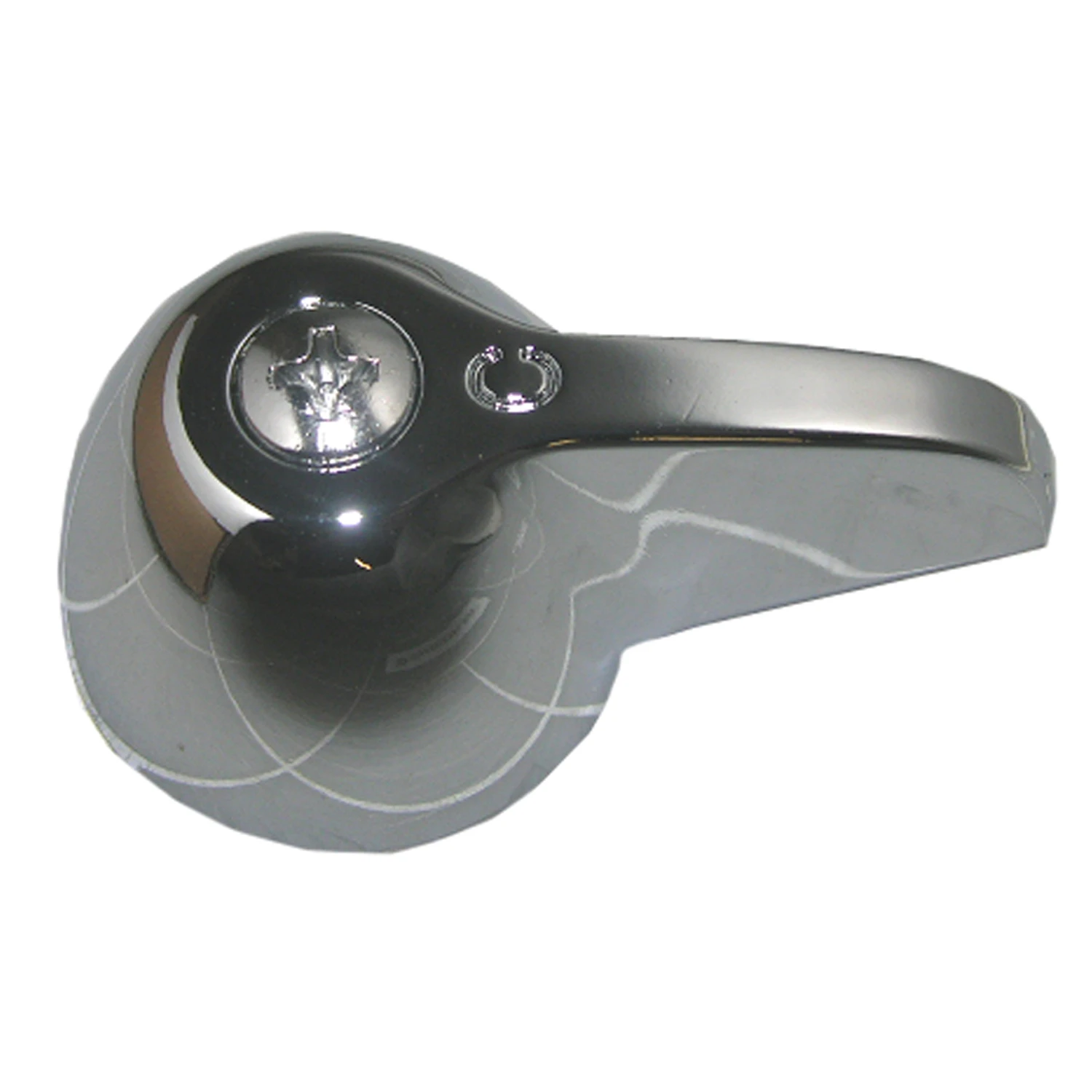 Lever Faucet Handle, Cold, Small, Chrome-Plated
