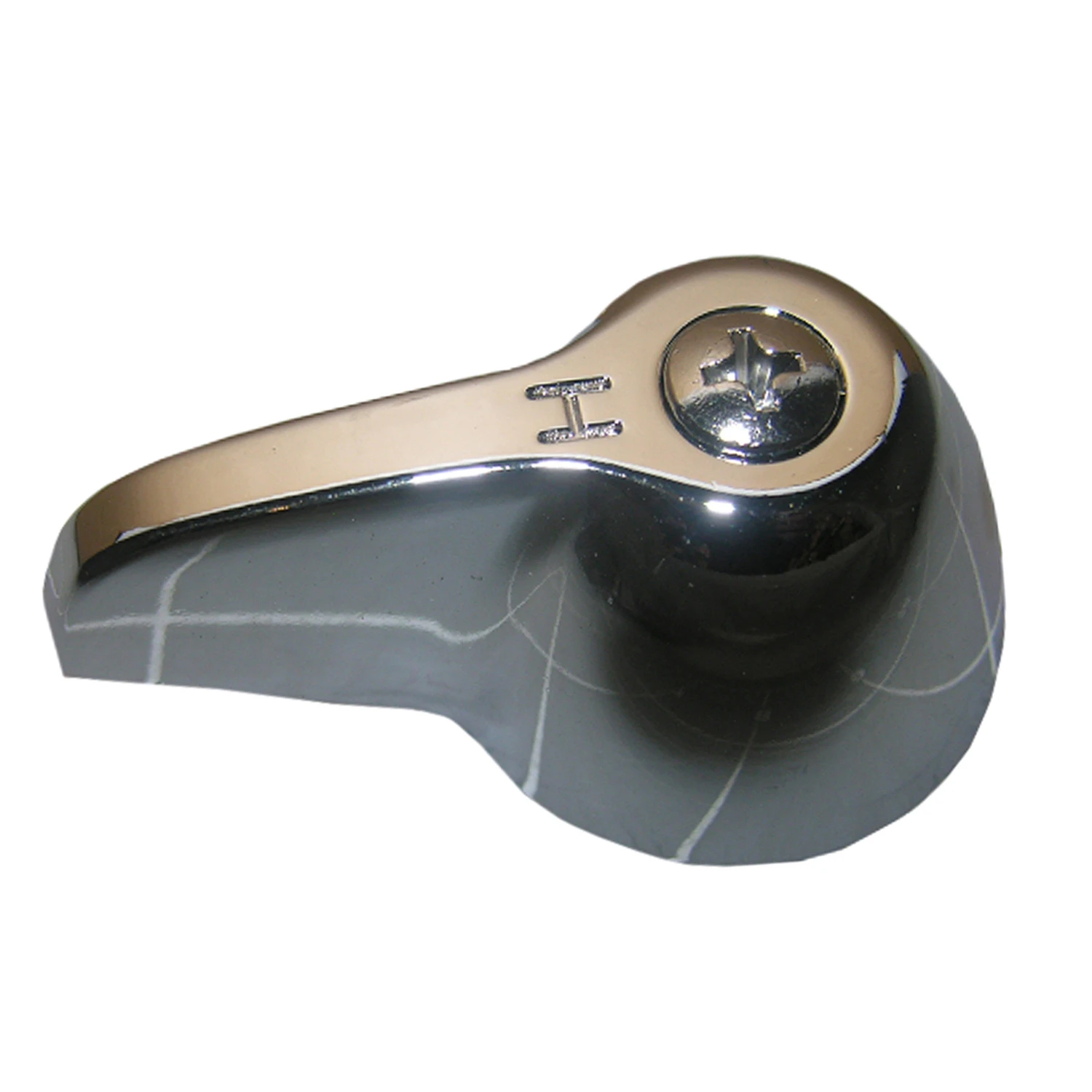 Lever Faucet Handle, Hot, Small, Chrome-Plated