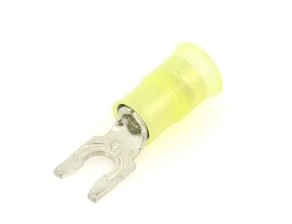 Snap Spade Terminal 12-10 Gauge #8 Stud Yellow Color