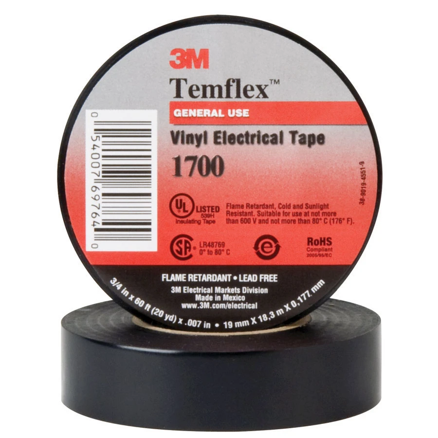Electrical Tape 3/4 X 60 #1700 Temflex
