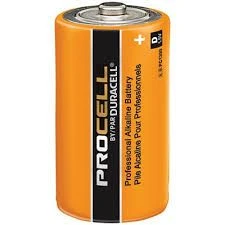 Procell D Size Industrial Alkaline Battery  (procell = Duracell)