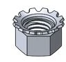 K-lock Machine Screw Nut 10-24 Zinc Plated