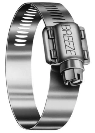 Hose Clamp #4 Mini 5/16" Stainless Band With Zinc Screw 1/4" Nominal Range 7/32" - 5/8", Sae 4