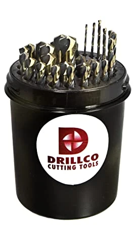 Nitro Mechanics Length 29pc Set W/ Drill Pal Plastic Round Dispenser